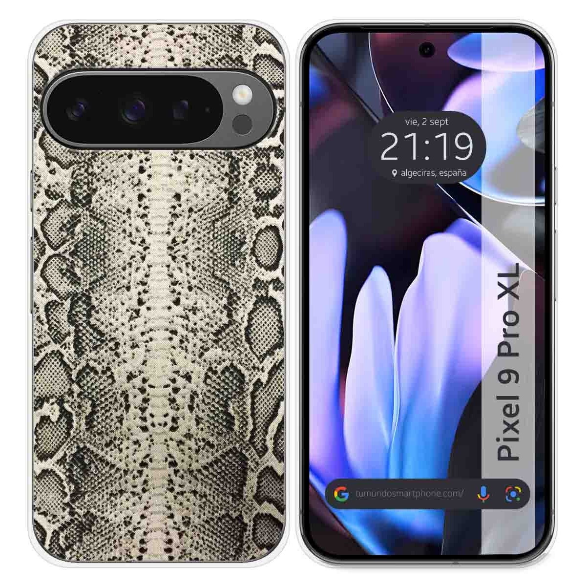 Funda Silicona para Google Pixel 9 Pro XL 5G diseño Animal 01 Dibujos