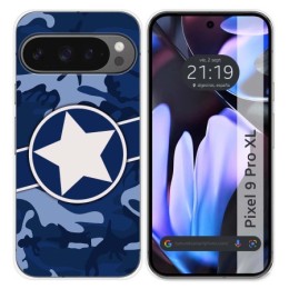 Funda Silicona para Google Pixel 9 Pro XL 5G diseño Camuflaje 03 Dibujos