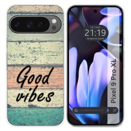 Funda Silicona para Google Pixel 9 Pro XL 5G diseño Madera 01 Dibujos