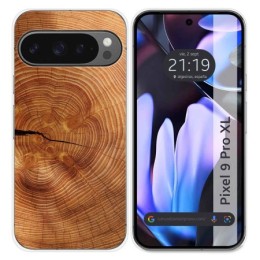 Funda Silicona para Google Pixel 9 Pro XL 5G diseño Madera 04 Dibujos