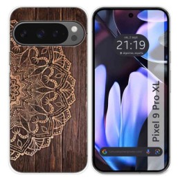 Funda Silicona para Google Pixel 9 Pro XL 5G diseño Madera 06 Dibujos