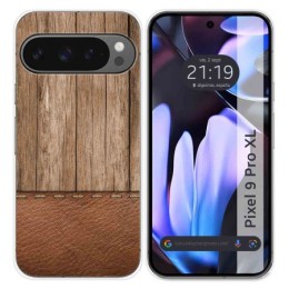 Funda Silicona para Google Pixel 9 Pro XL 5G diseño Madera 09 Dibujos