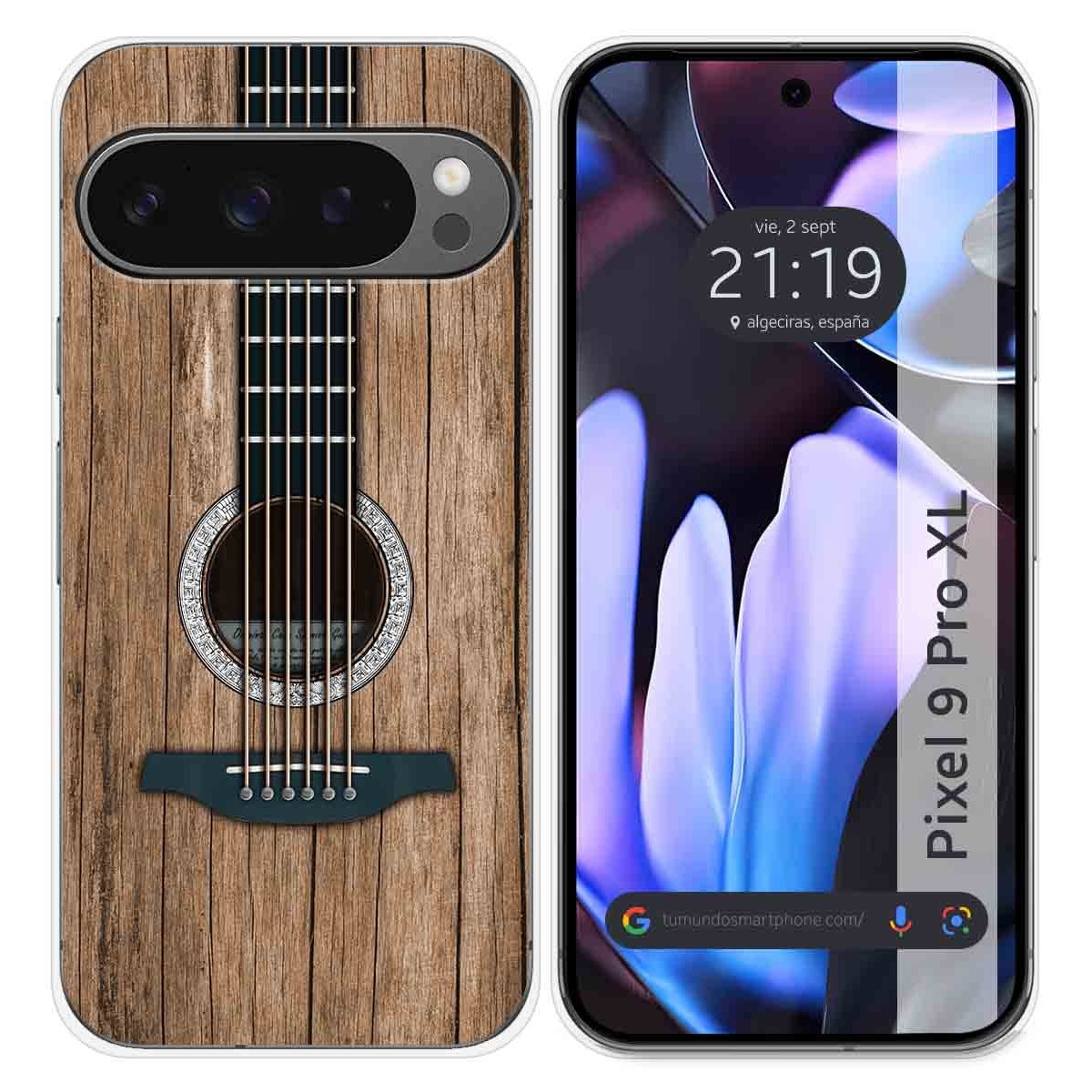 Funda Silicona para Google Pixel 9 Pro XL 5G diseño Madera 11 Dibujos