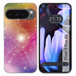 Funda Silicona para Google Pixel 9 Pro XL 5G diseño Abstracto Dibujos