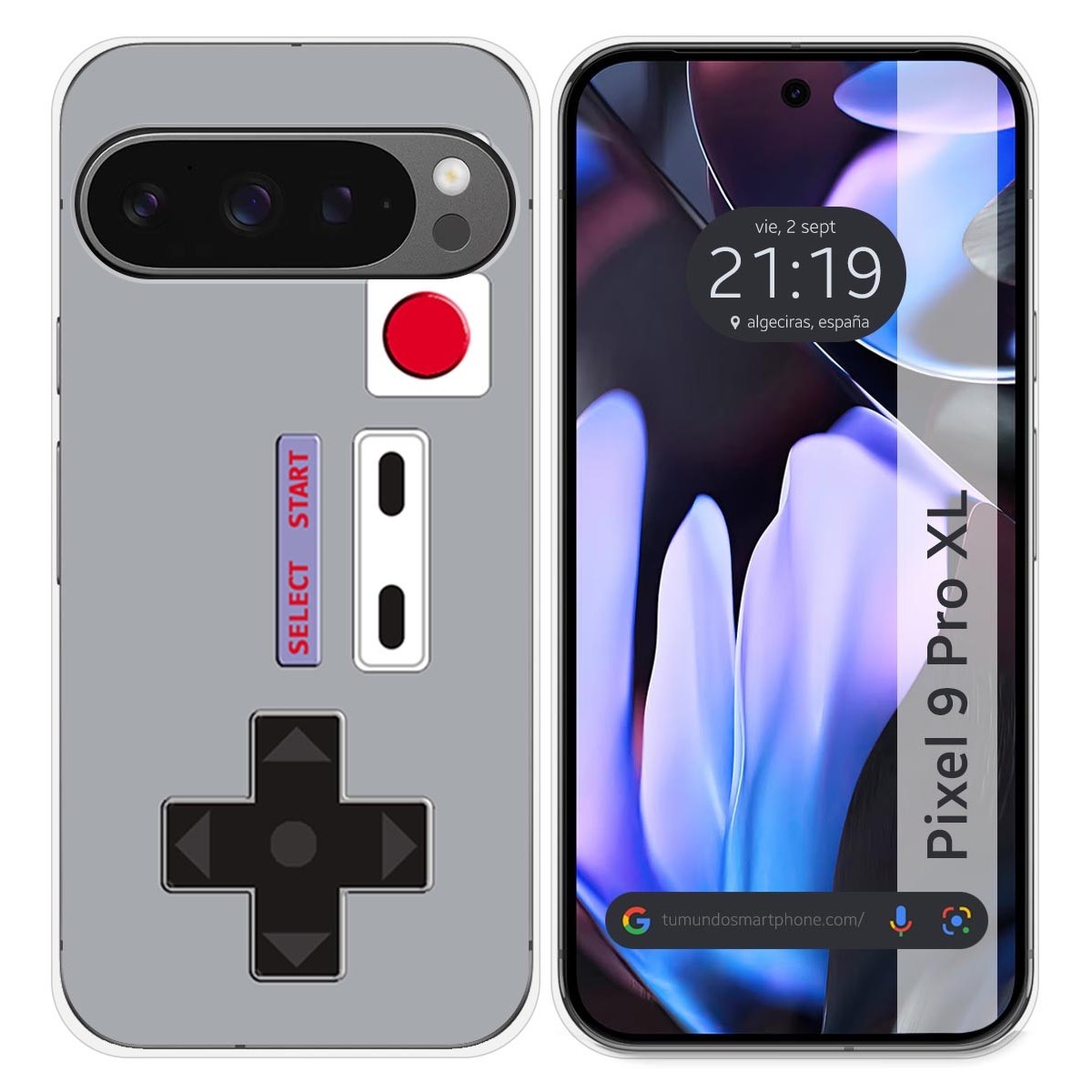 Funda Silicona para Google Pixel 9 Pro XL 5G diseño Consola Dibujos