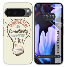 Funda Silicona para Google Pixel 9 Pro XL 5G diseño Creativity Dibujos