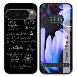 Funda Silicona para Google Pixel 9 Pro XL 5G diseño Formulas Dibujos