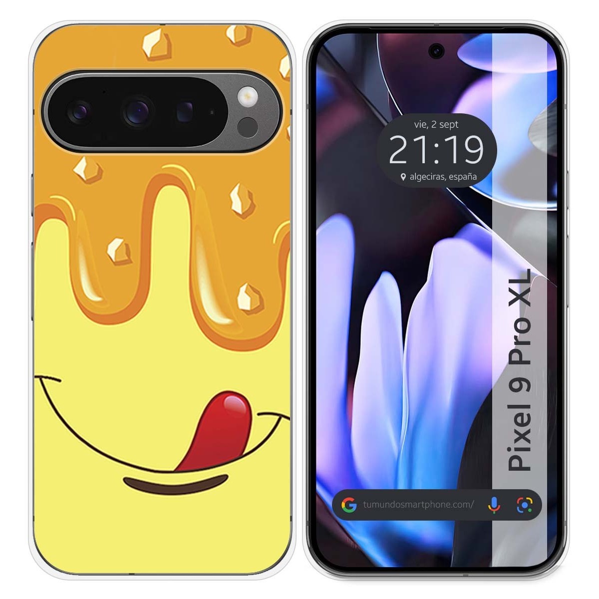 Funda Silicona para Google Pixel 9 Pro XL 5G diseño Helado Vainilla Dibujos