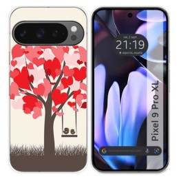 Funda Silicona para Google Pixel 9 Pro XL 5G diseño Pajaritos Dibujos