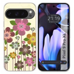 Funda Silicona para Google Pixel 9 Pro XL 5G diseño Primavera En Flor Dibujos