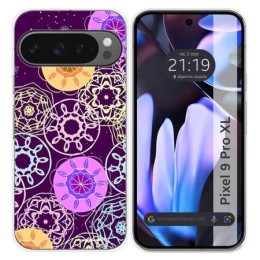 Funda Silicona para Google Pixel 9 Pro XL 5G diseño Radial Dibujos