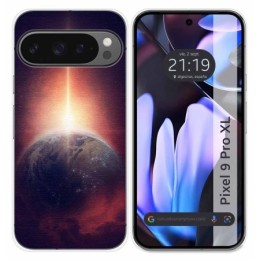 Funda Silicona para Google Pixel 9 Pro XL 5G diseño Tierra Dibujos