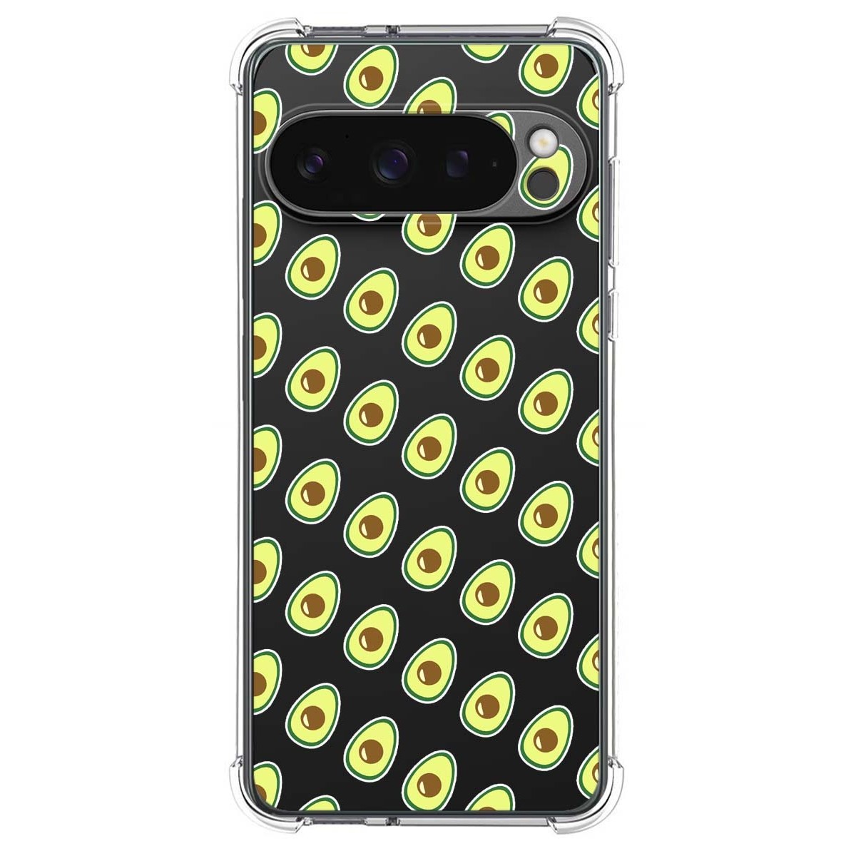 Funda Silicona Antigolpes para Google Pixel 9 Pro XL 5G diseño Aguacate Dibujos