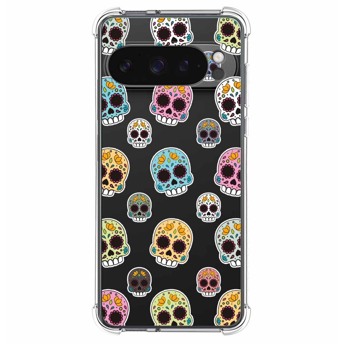 Funda Silicona Antigolpes para Google Pixel 9 Pro XL 5G diseño Catrina Dibujos