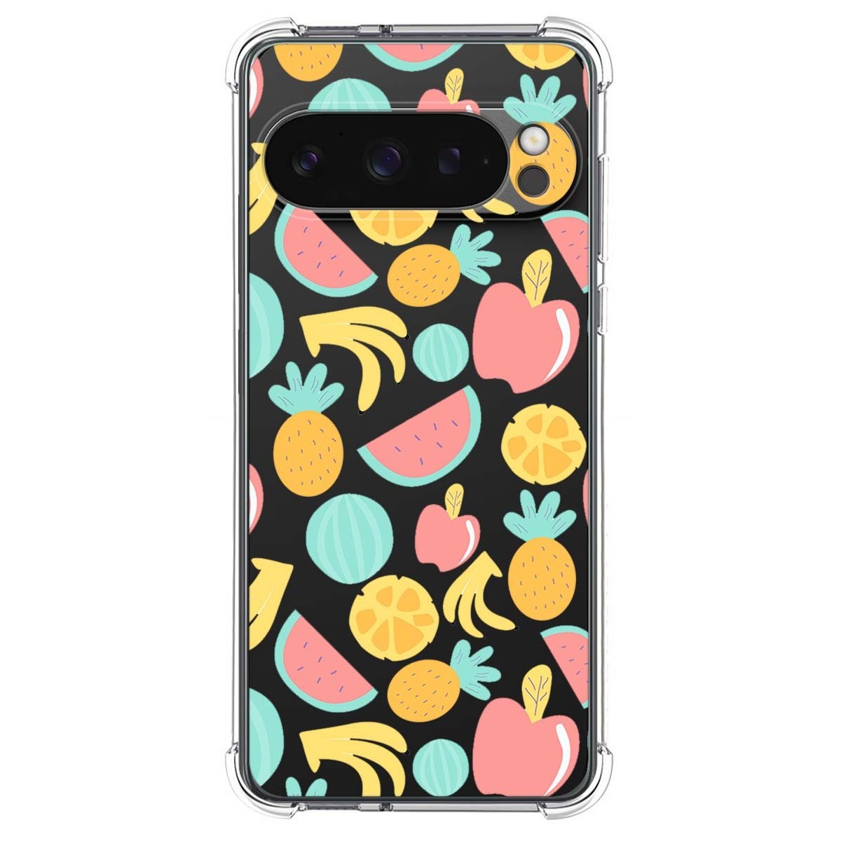 Funda Silicona Antigolpes para Google Pixel 9 Pro XL 5G diseño Frutas 02 Dibujos