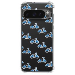 Funda Silicona Antigolpes para Google Pixel 9 Pro XL 5G diseño Scooter Dibujos