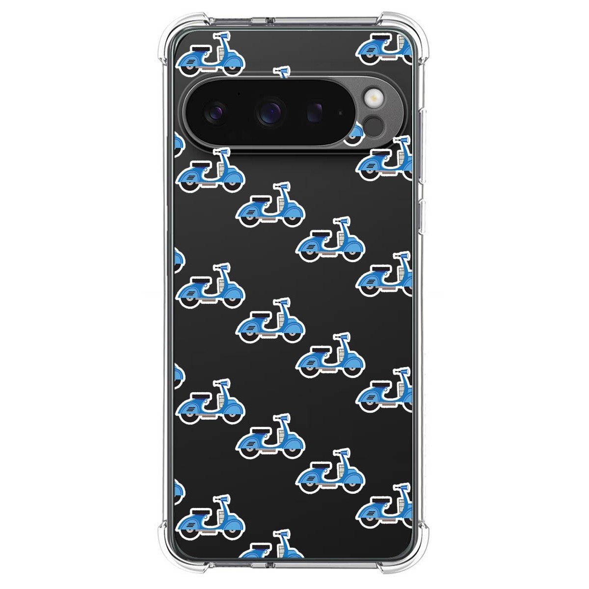 Funda Silicona Antigolpes para Google Pixel 9 Pro XL 5G diseño Scooter Dibujos