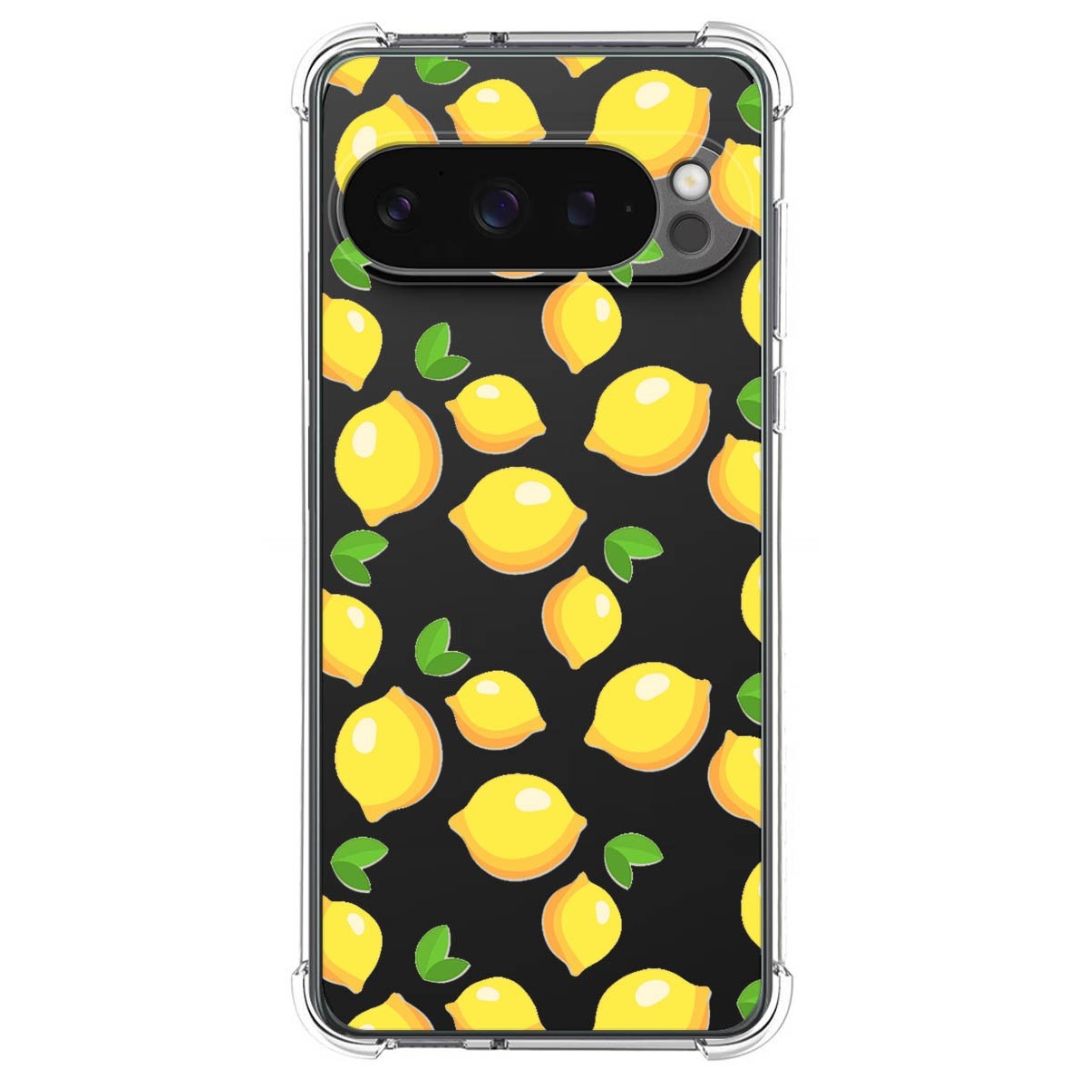 Funda Silicona Antigolpes para Google Pixel 9 Pro XL 5G diseño Limones Dibujos