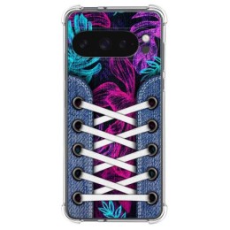 Funda Silicona Antigolpes para Google Pixel 9 Pro XL 5G diseño Zapatillas 07 Dibujos