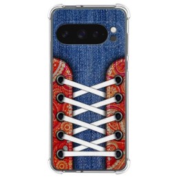 Funda Silicona Antigolpes para Google Pixel 9 Pro XL 5G diseño Zapatillas 11 Dibujos