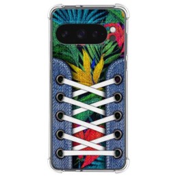 Funda Silicona Antigolpes para Google Pixel 9 Pro XL 5G diseño Zapatillas 12 Dibujos