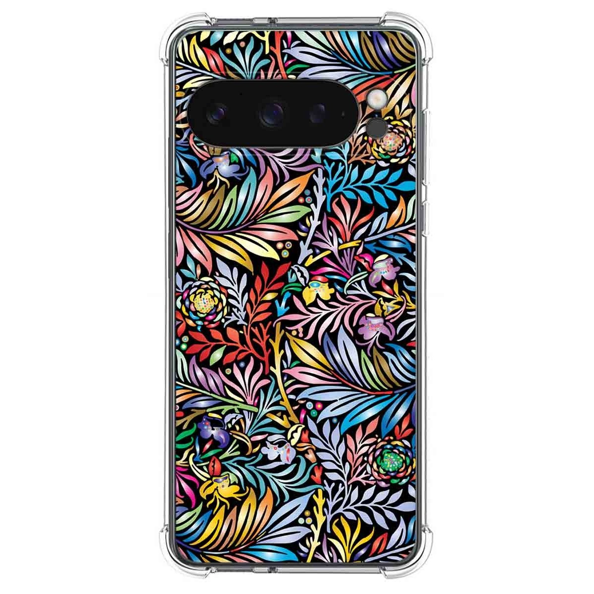 Funda Silicona Antigolpes para Google Pixel 9 Pro XL 5G diseño Flores 04 Dibujos