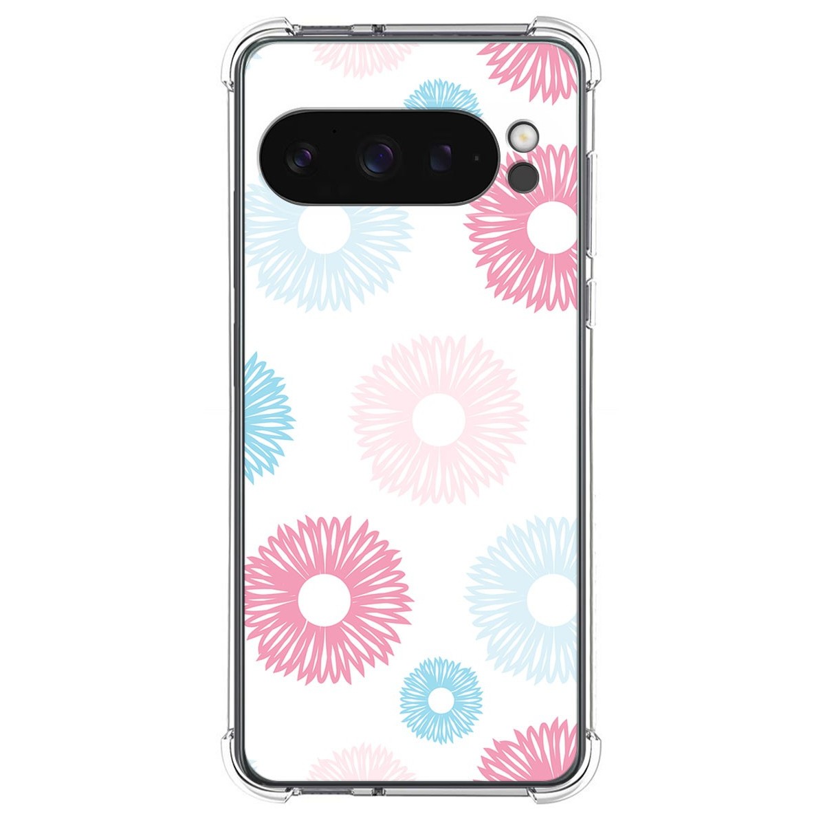 Funda Silicona Antigolpes para Google Pixel 9 Pro XL 5G diseño Flores 06 Dibujos