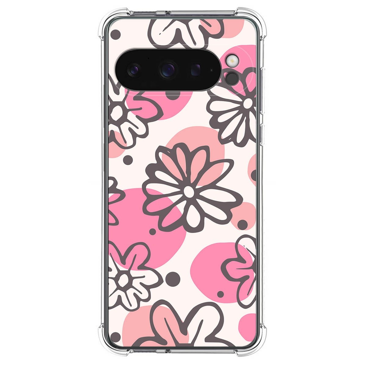 Funda Silicona Antigolpes para Google Pixel 9 Pro XL 5G diseño Flores 09 Dibujos