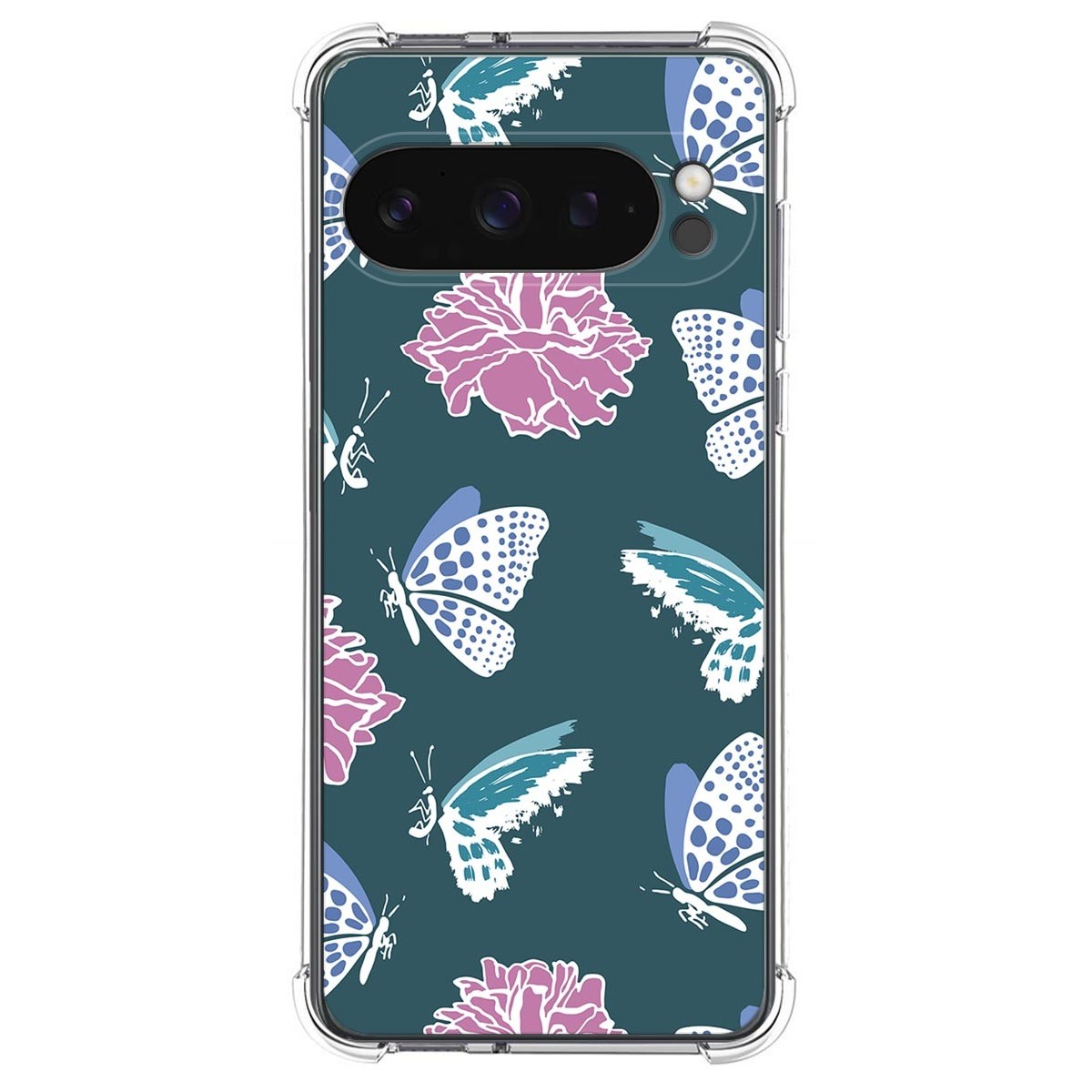 Funda Silicona Antigolpes para Google Pixel 9 Pro XL 5G diseño Flores 10 Dibujos