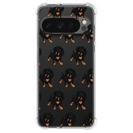 Funda Silicona Antigolpes para Google Pixel 9 Pro XL 5G diseño Perros 10 Dibujos