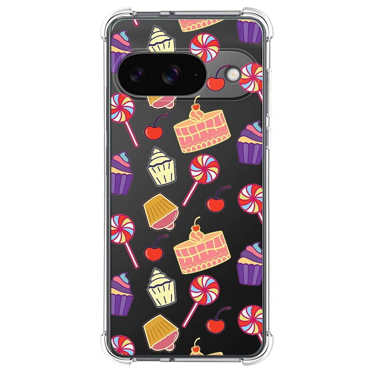 Funda Silicona Antigolpes para Google Pixel 9 5G diseño Dulces 01 Dibujos