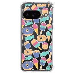 Funda Silicona Antigolpes para Google Pixel 9 5G diseño Dulces 02 Dibujos