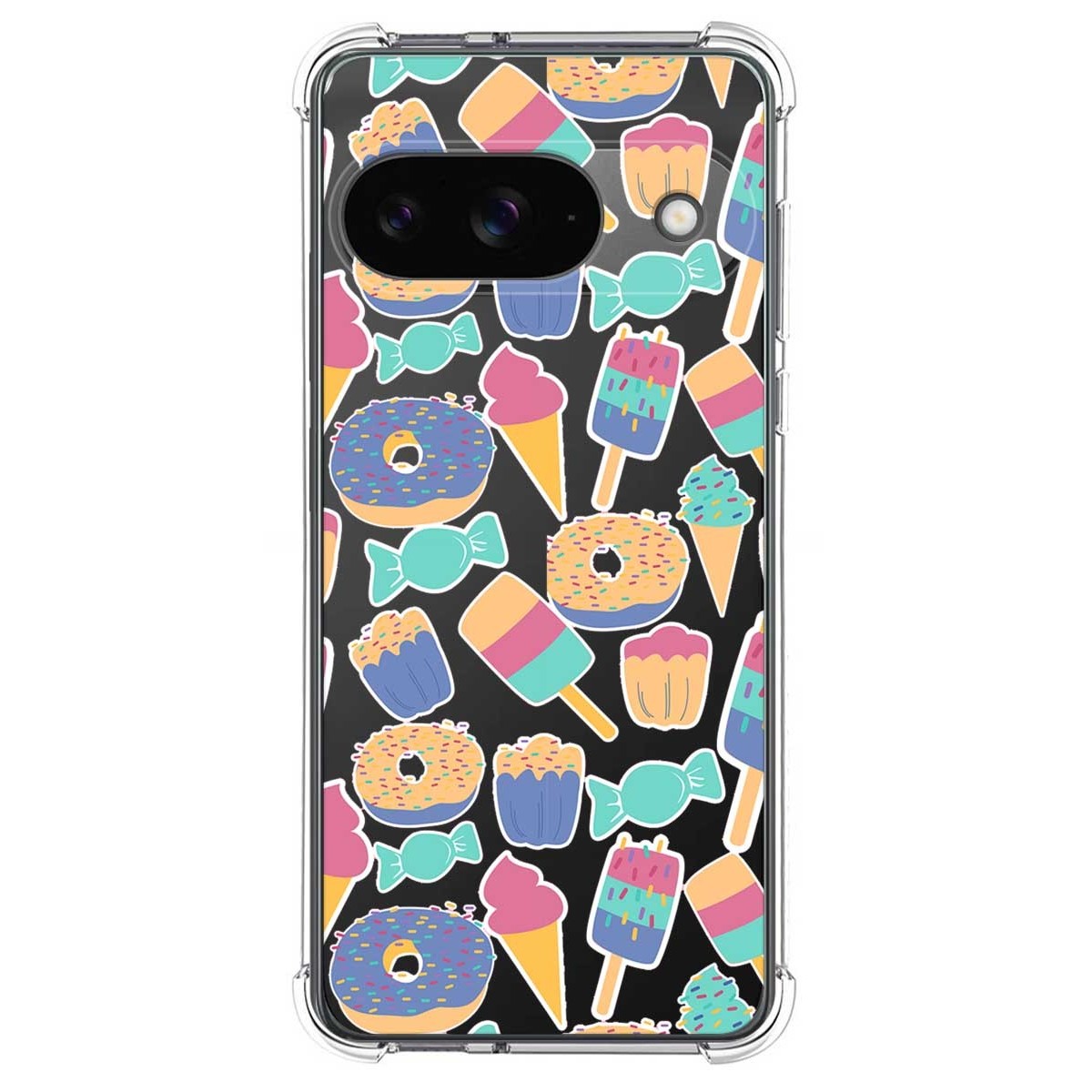 Funda Silicona Antigolpes para Google Pixel 9 5G diseño Dulces 02 Dibujos