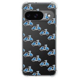 Funda Silicona Antigolpes para Google Pixel 9 5G diseño Scooter Dibujos