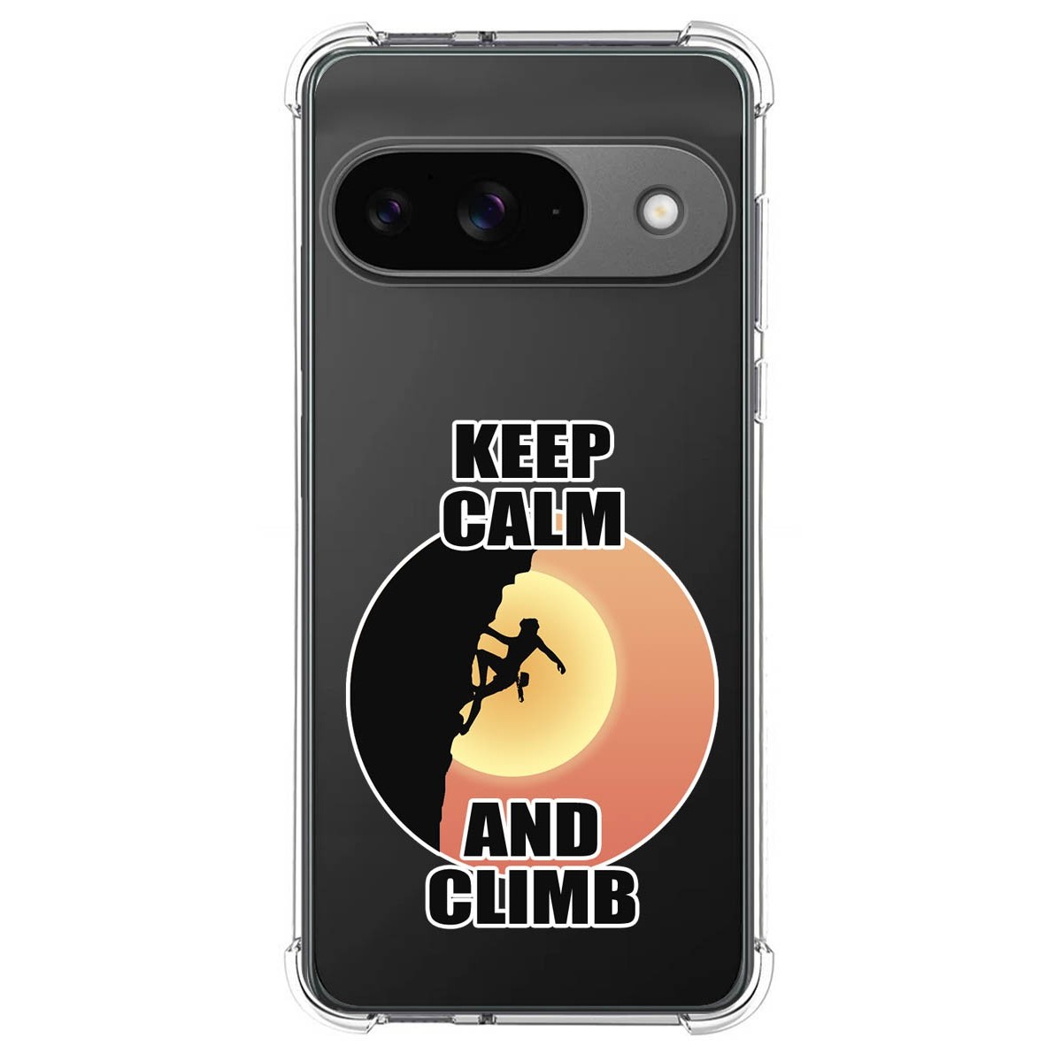 Funda Silicona Antigolpes para Google Pixel 9 5G diseño Mujer Escalada Dibujos