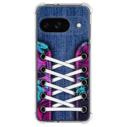 Funda Silicona Antigolpes para Google Pixel 9 5G diseño Zapatillas 06 Dibujos