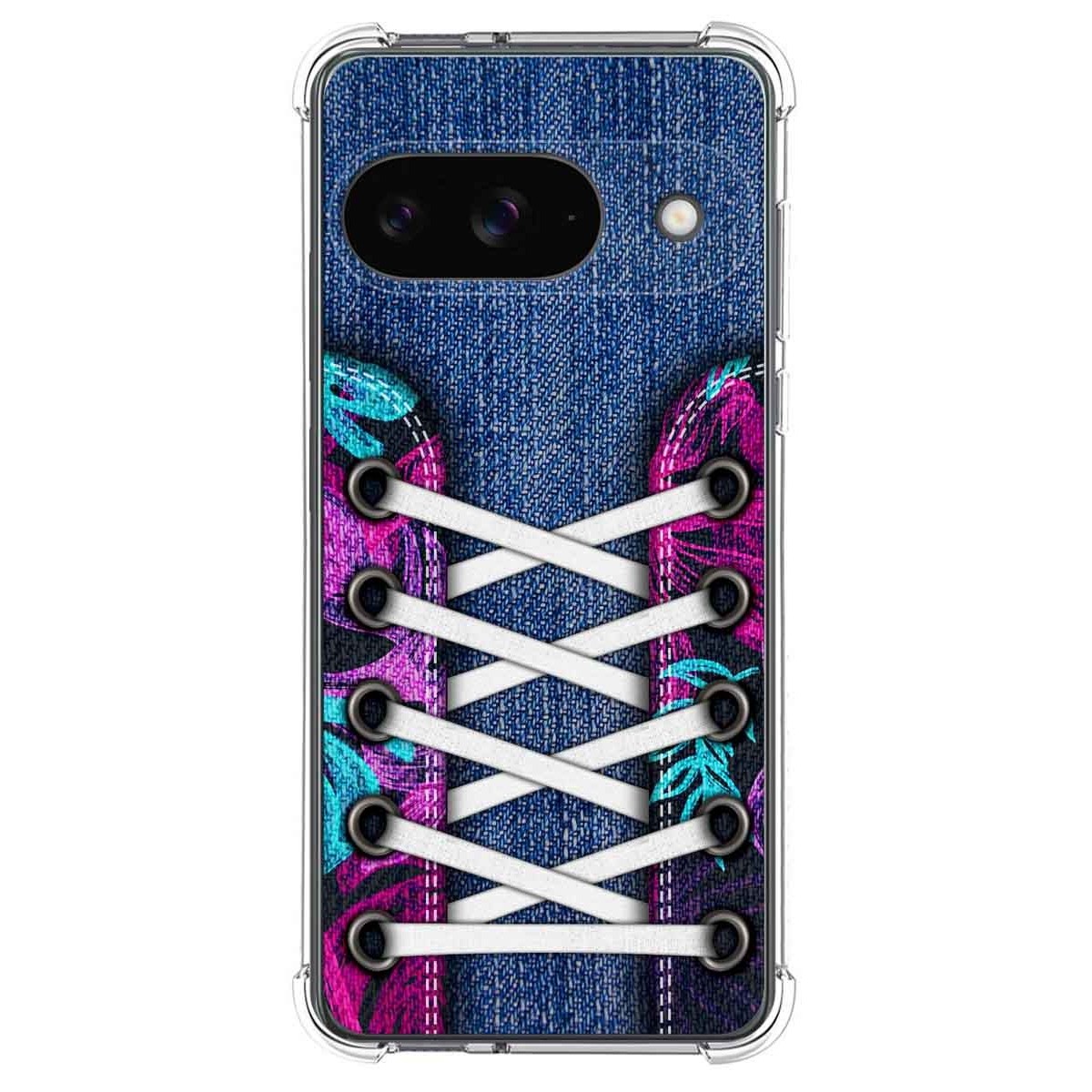 Funda Silicona Antigolpes para Google Pixel 9 5G diseño Zapatillas 06 Dibujos