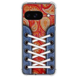 Funda Silicona Antigolpes para Google Pixel 9 5G diseño Zapatillas 10 Dibujos