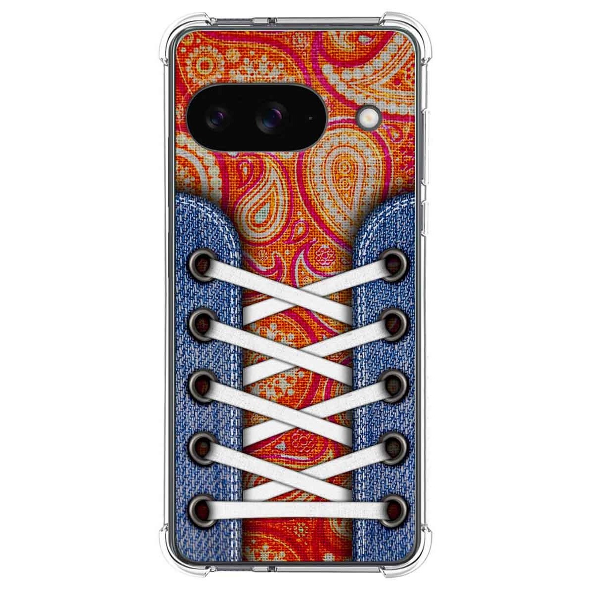 Funda Silicona Antigolpes para Google Pixel 9 5G diseño Zapatillas 10 Dibujos