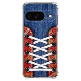 Funda Silicona Antigolpes para Google Pixel 9 5G diseño Zapatillas 11 Dibujos