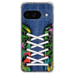 Funda Silicona Antigolpes para Google Pixel 9 5G diseño Zapatillas 13 Dibujos