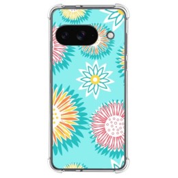 Funda Silicona Antigolpes para Google Pixel 9 5G diseño Flores 05 Dibujos