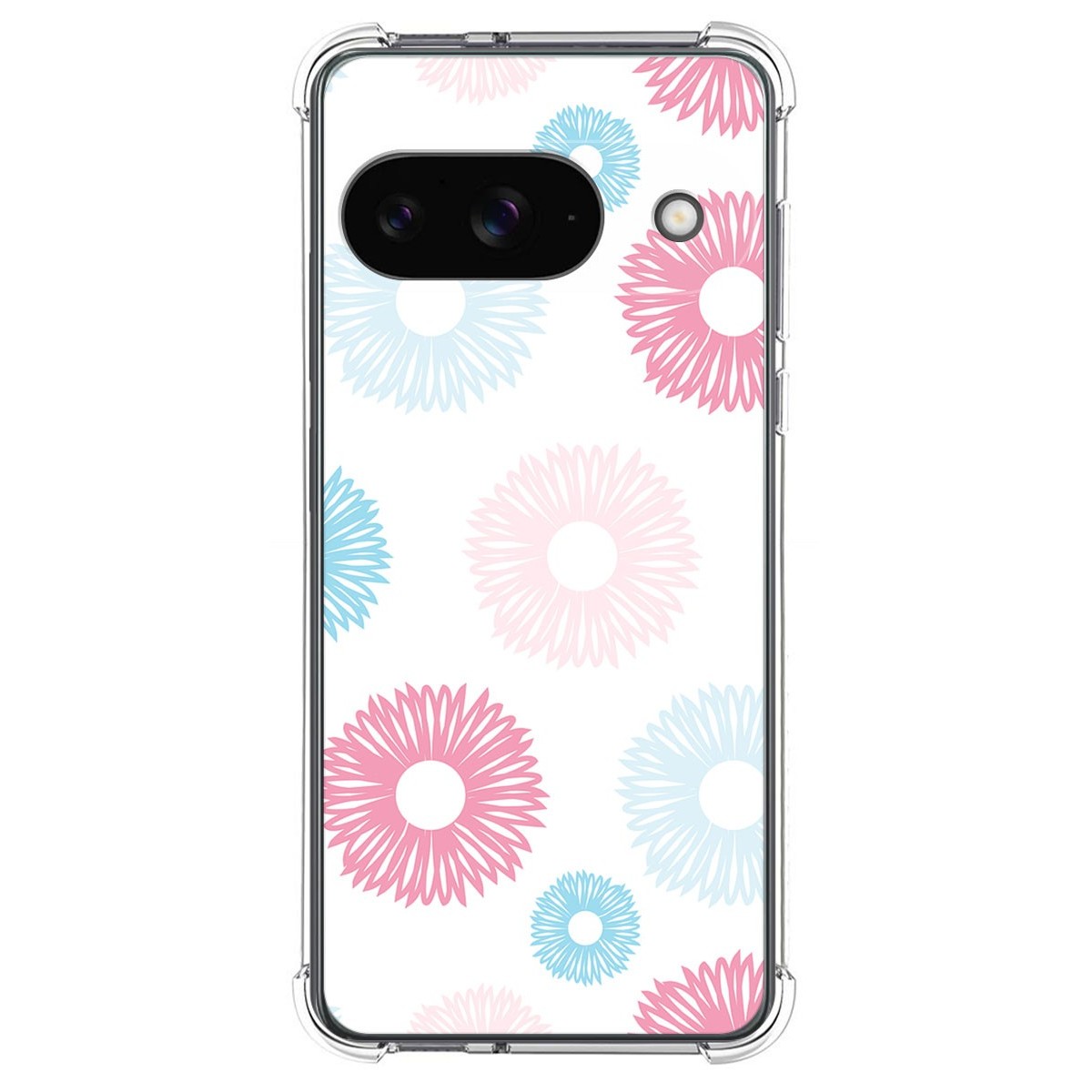 Funda Silicona Antigolpes para Google Pixel 9 5G diseño Flores 06 Dibujos