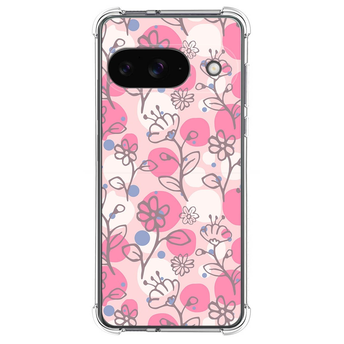 Funda Silicona Antigolpes para Google Pixel 9 5G diseño Flores 07 Dibujos