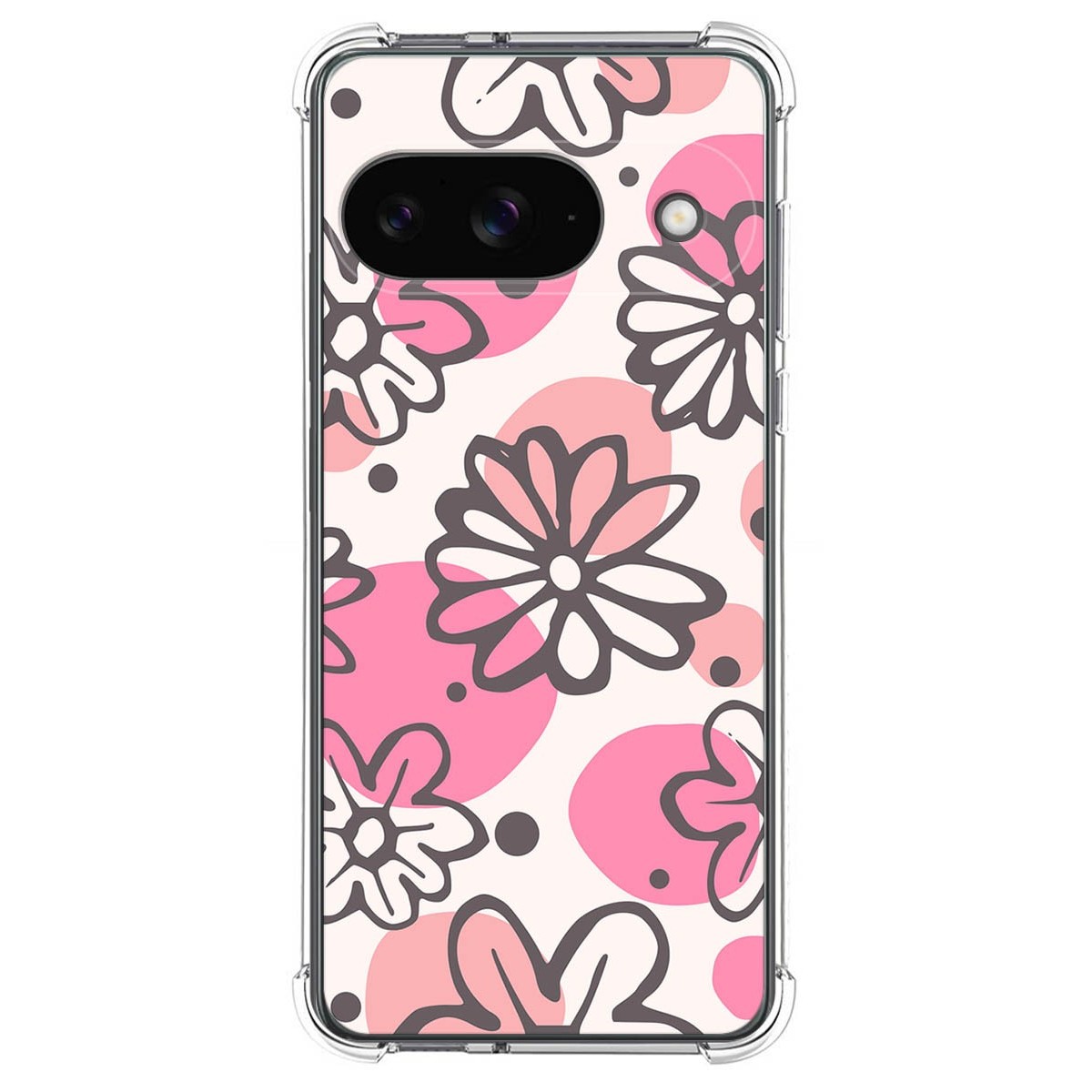 Funda Silicona Antigolpes para Google Pixel 9 5G diseño Flores 09 Dibujos