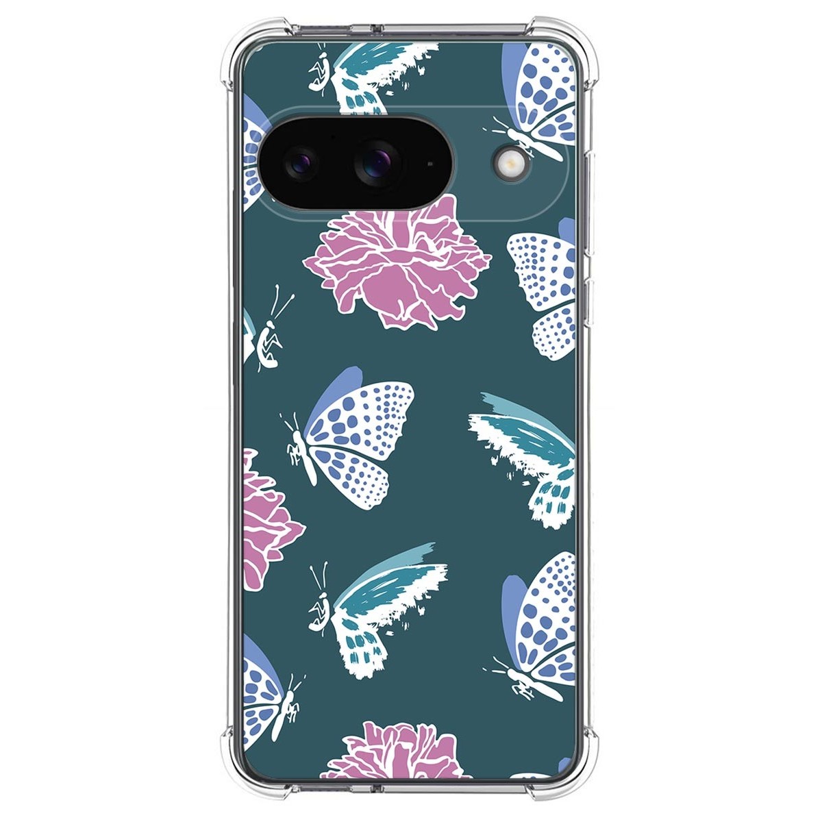 Funda Silicona Antigolpes para Google Pixel 9 5G diseño Flores 10 Dibujos