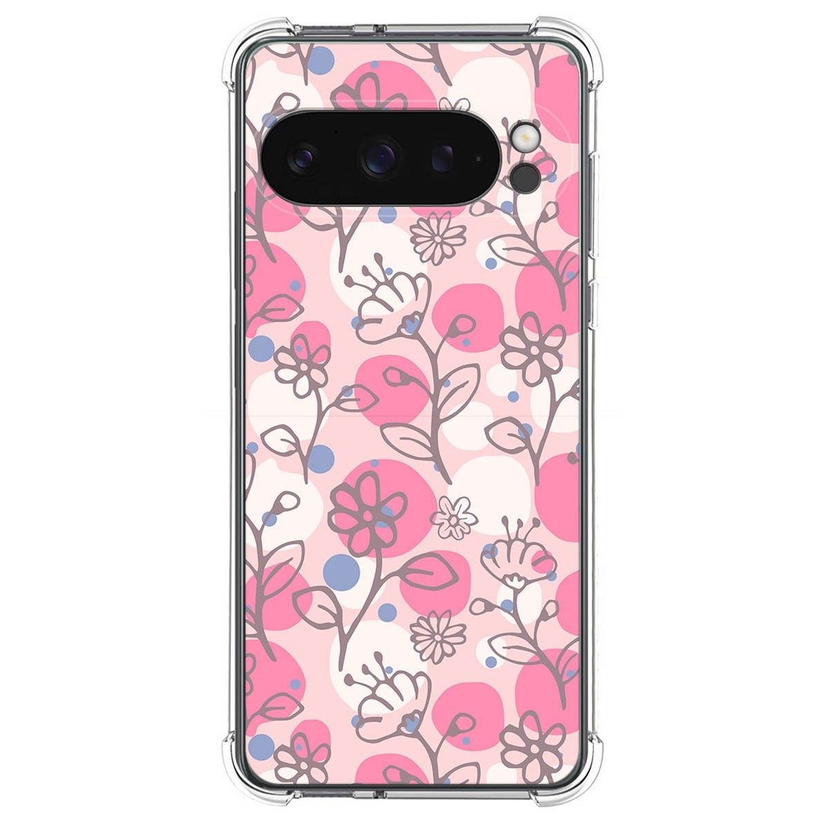 Funda Silicona Antigolpes para Google Pixel 9 Pro 5G diseño Flores 07 Dibujos