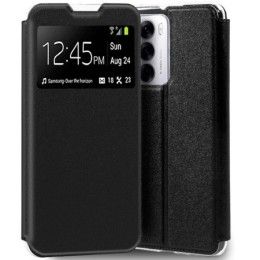 Funda Libro Soporte con Ventana para Oppo Reno 12 5G color Negra