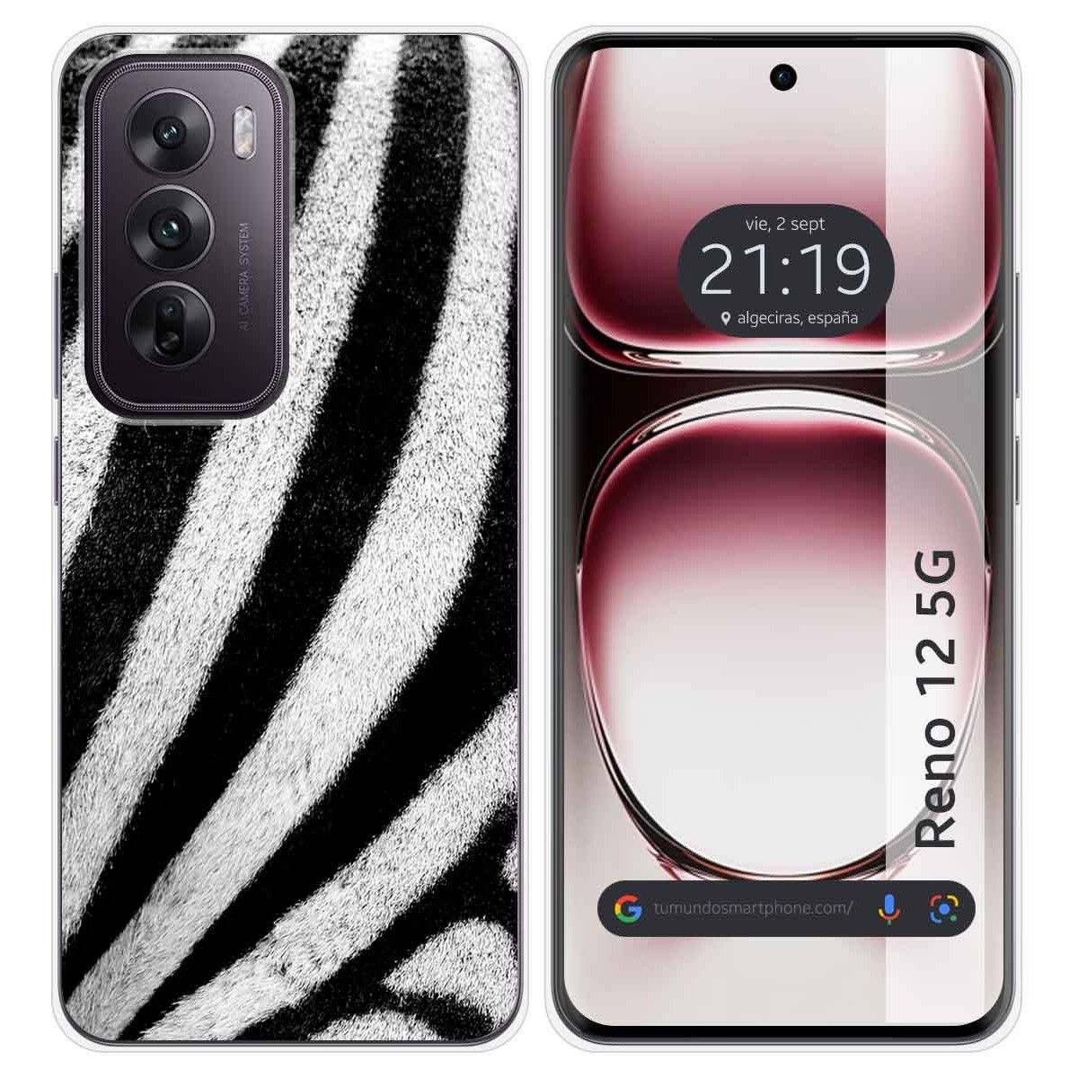 Funda Silicona para Oppo Reno 12 5G diseño Animal 02 Dibujos