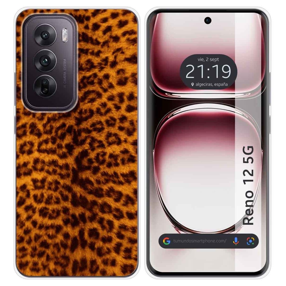 Funda Silicona para Oppo Reno 12 5G diseño Animal 03 Dibujos